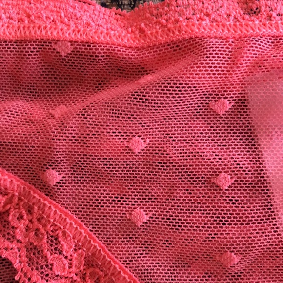 Victoria Secrets neon pink cheeky petite XS sheer panty - Picture 4 of 12